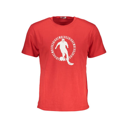 T-shirt di cotone rosso