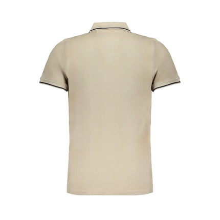 Polo en coton beige