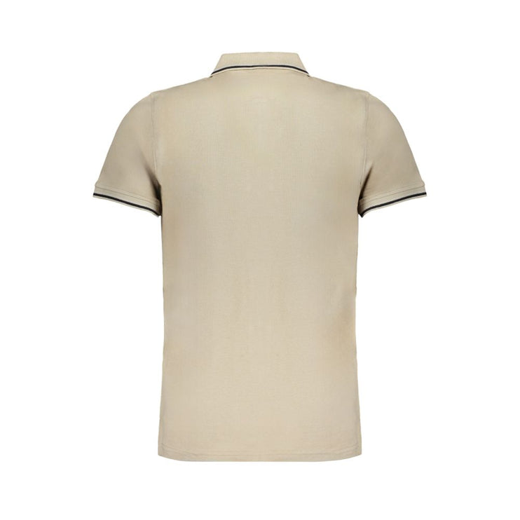 Polo di cotone beige