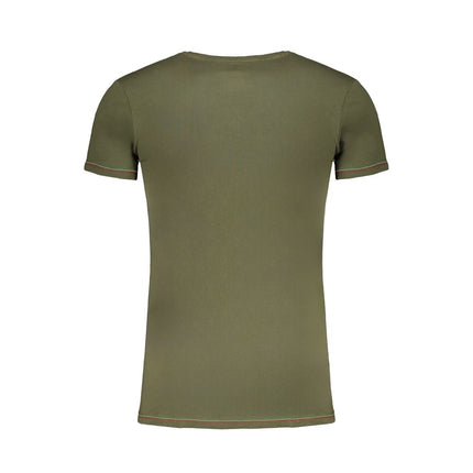 T-shirt in cotone verde