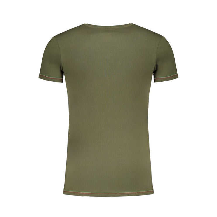 T-shirt in cotone verde