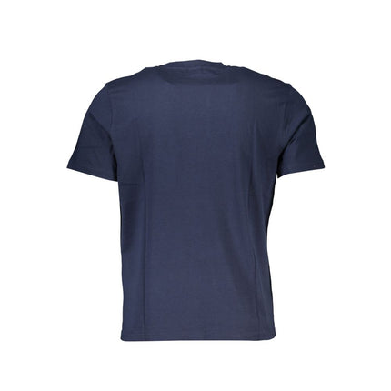 Blauw katoenen t-shirt