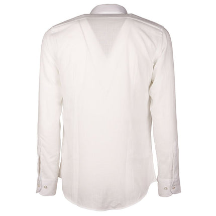 Camisa de algodón blanco