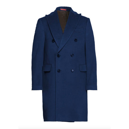 Élégant manteau de Borgia bleu foncé