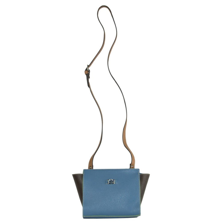 La Boca Chic Crossbody de piel azul