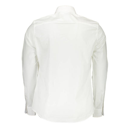 Elegant wit stretch katoenen shirt