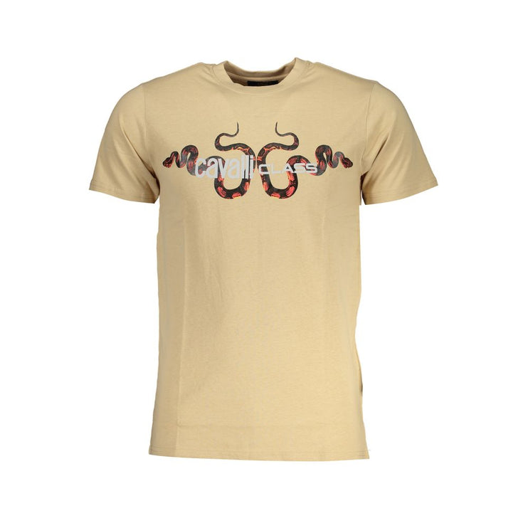 T-shirt di cotone beige