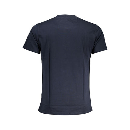 Blauw katoenen t-shirt