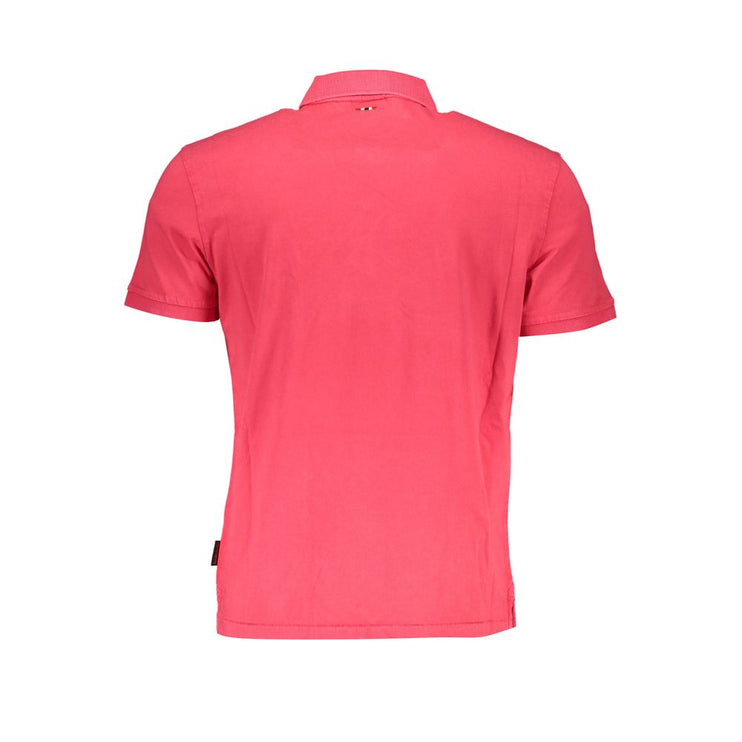 Shirt di polo di cotone rosa