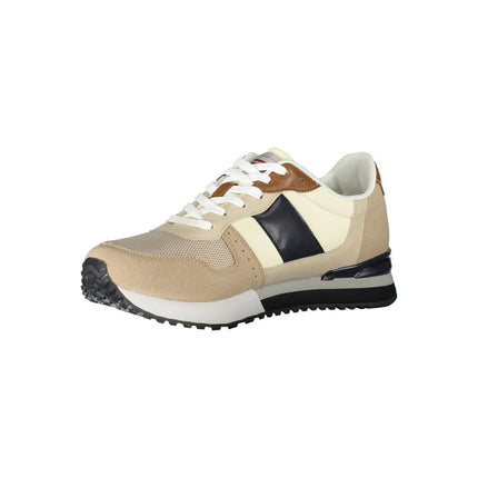 Zapatilla de poliéster beige