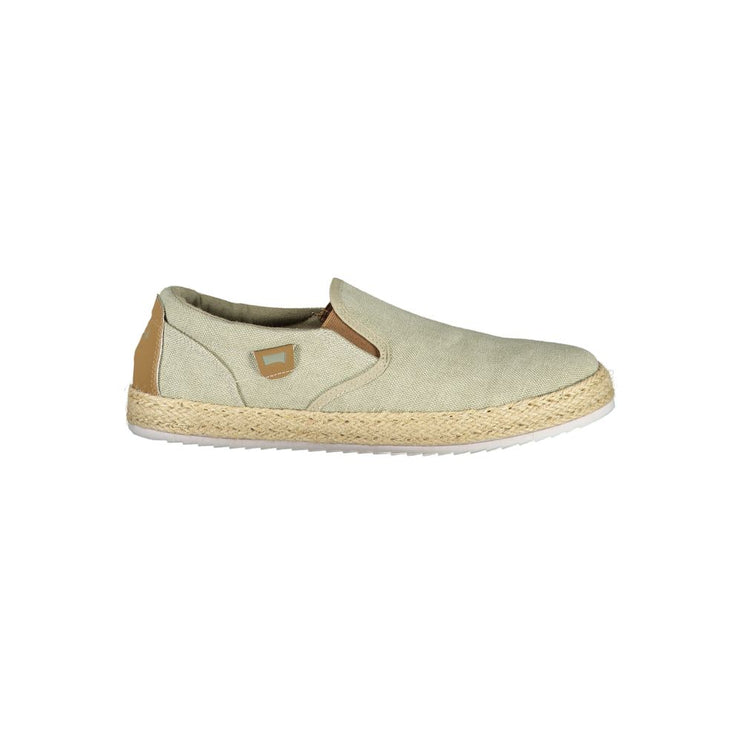 Zapatilla de poliéster beige