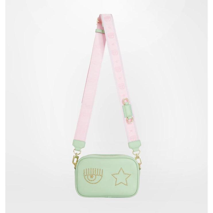 Sac crossbody en tissu vert