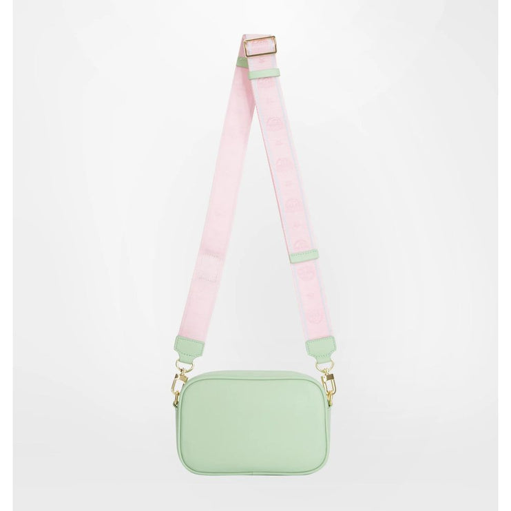 Sac crossbody en tissu vert