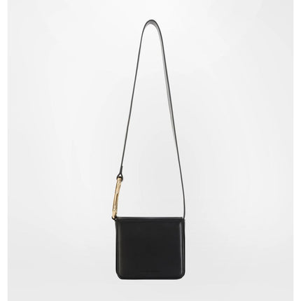 Sac crossbody en tissu noir