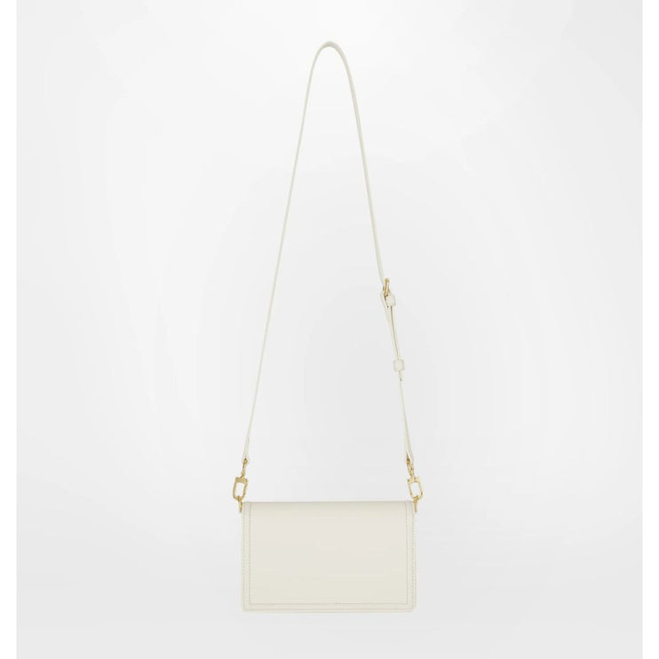 Sac crossbody en tissu blanc