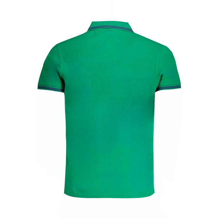 Shirt di polo in cotone verde