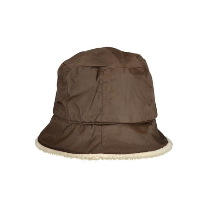 Cappelli in poliammide marrone e cappuccio