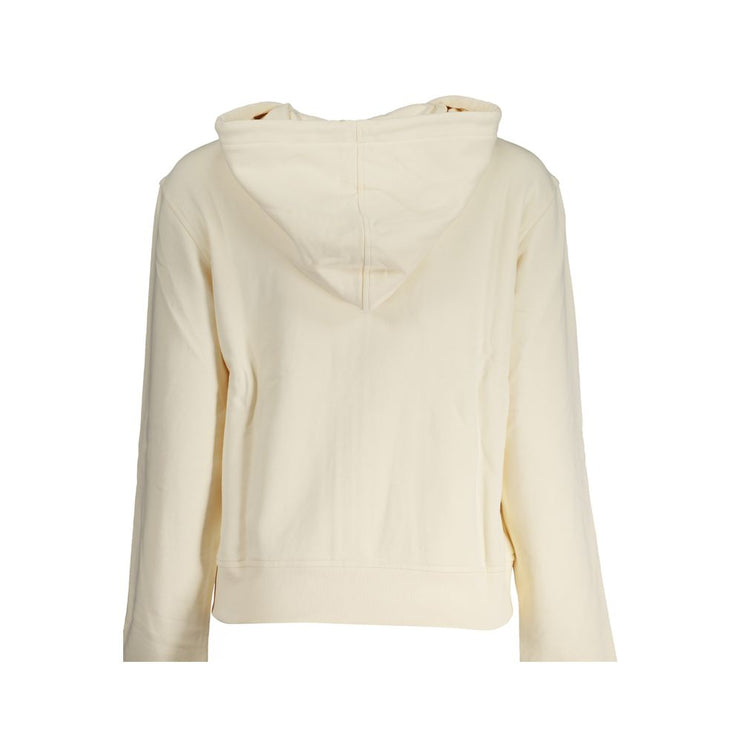 Pull en coton beige