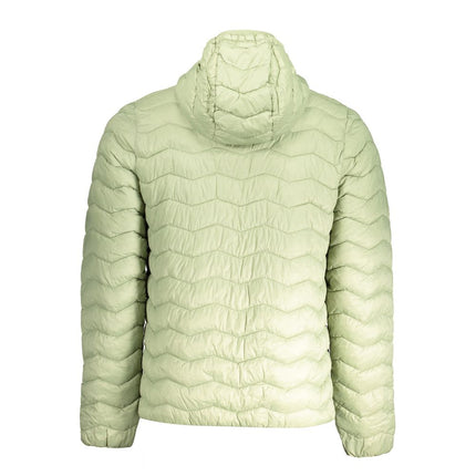 Chaqueta de poliamida verde