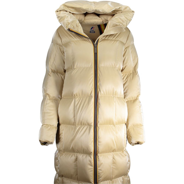 Vestes et manteau en polyester beige