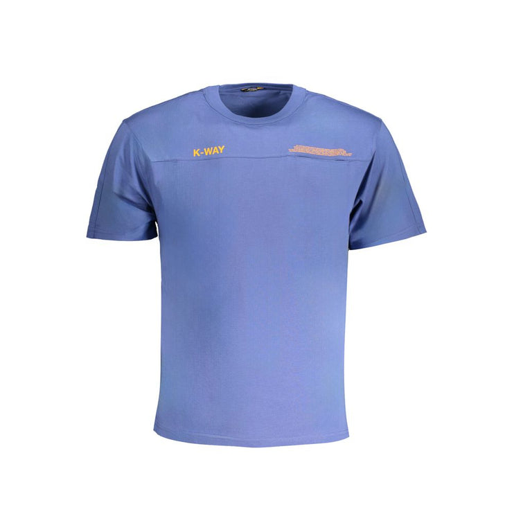 T-shirt di cotone blu