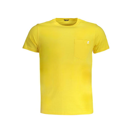 T-shirt di cotone giallo