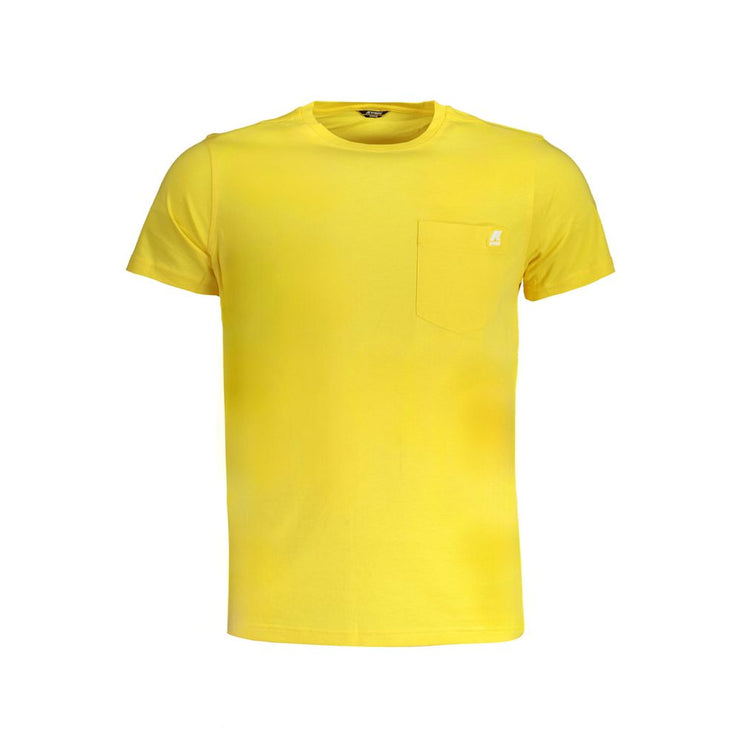 T-shirt di cotone giallo