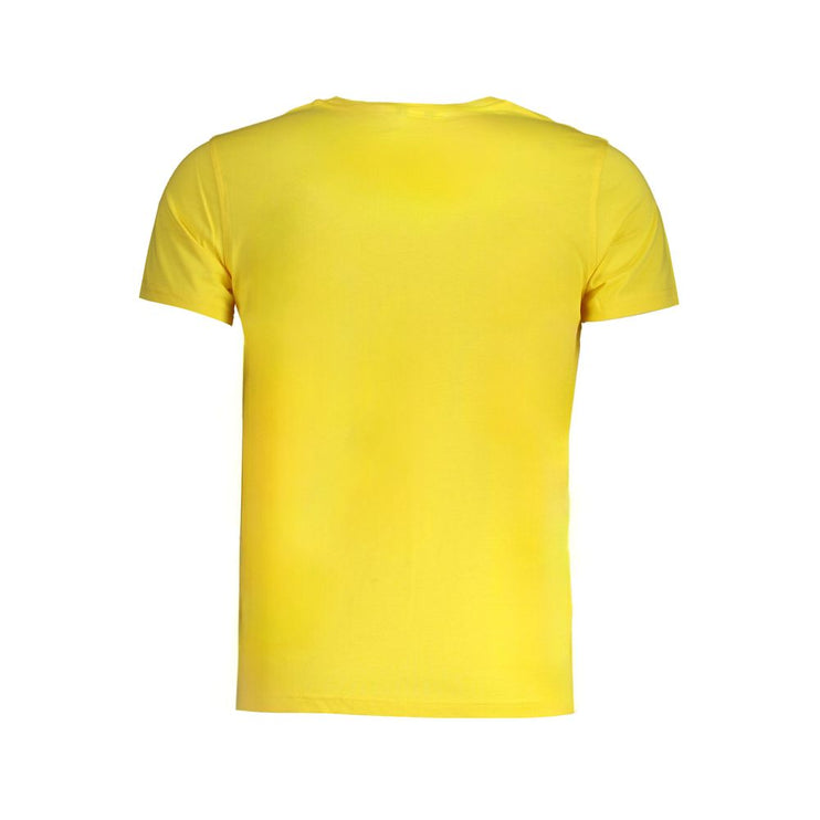 T-shirt di cotone giallo