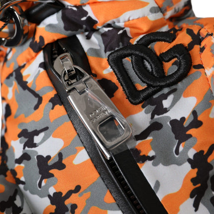 Multicolor Camouflage Print Animal Silhouette Bag