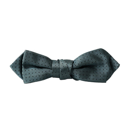 Green Silk Fantasy Adjustable Neck Men Papillon Bow Tie