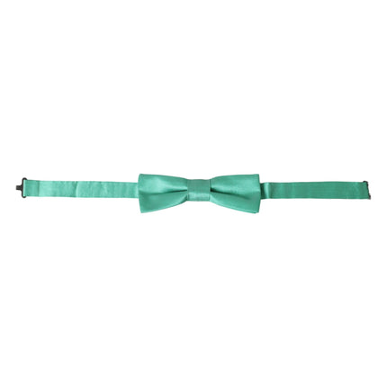 Mint Green Silk Adjustable Neck Men Bow Tie