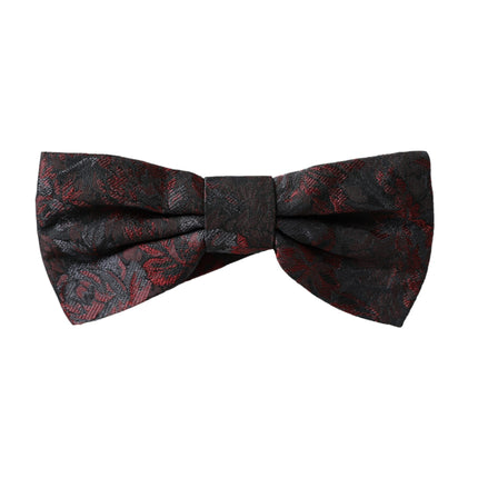 Multicolor Floral Silk Adjustable Neck Men Bow Tie