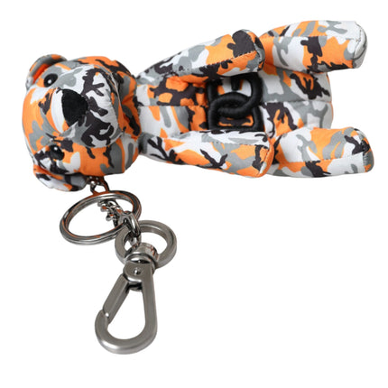 Multicolor Camouflage Animal Silhouette Keychain Keyring