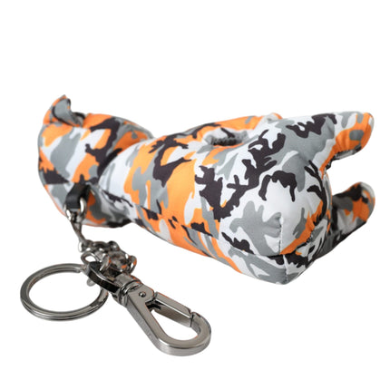 Multicolor Camouflage Animal Silhouette Keychain Keyring