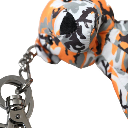 Multicolor Camouflage Animal Silhouette Keychain Keyring