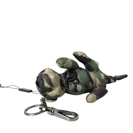 Multicolor Camouflage Animal Silhouette Keychain Keyring