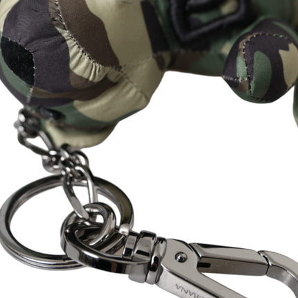 Multicolor Camouflage Animal Silhouette Keychain Keyring