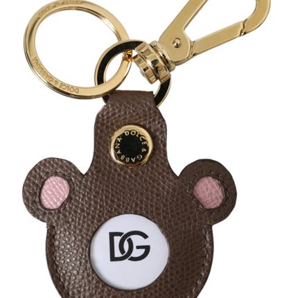 Multicolor Dauphine Calfskin DG Logo Keyring Keychain