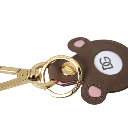 Multicolor Dauphine Calfskin DG Logo Keyring Keychain