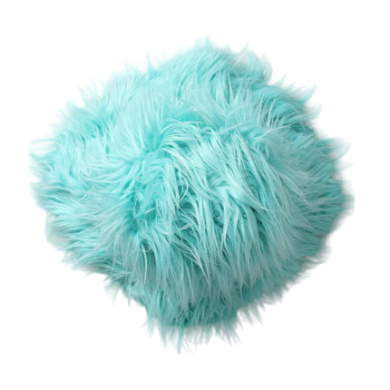 Mint Green Acrylic Fur Womens Bucket Hat