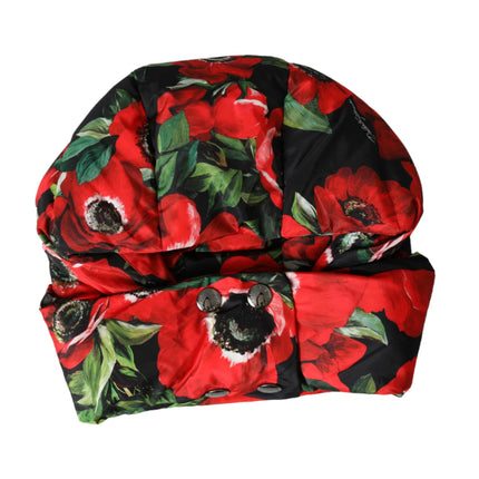 Multicolor Anemone Whole Head Wrap Hat