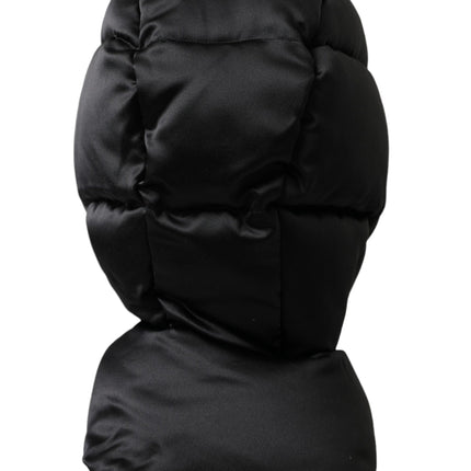 Black Polyester Whole Head Wrap Hat