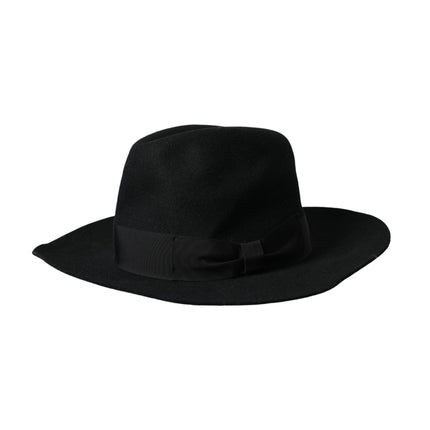 Black Rabbit Fedora Trilby Women Hat