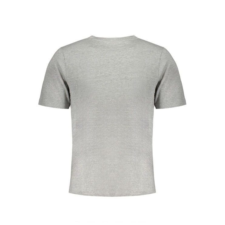 T-shirt di cotone grigio