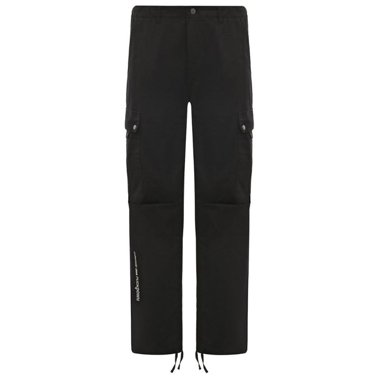 Black Cotton Jeans & Pant