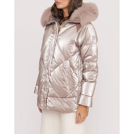 Pink Polyester Jackets & Coat