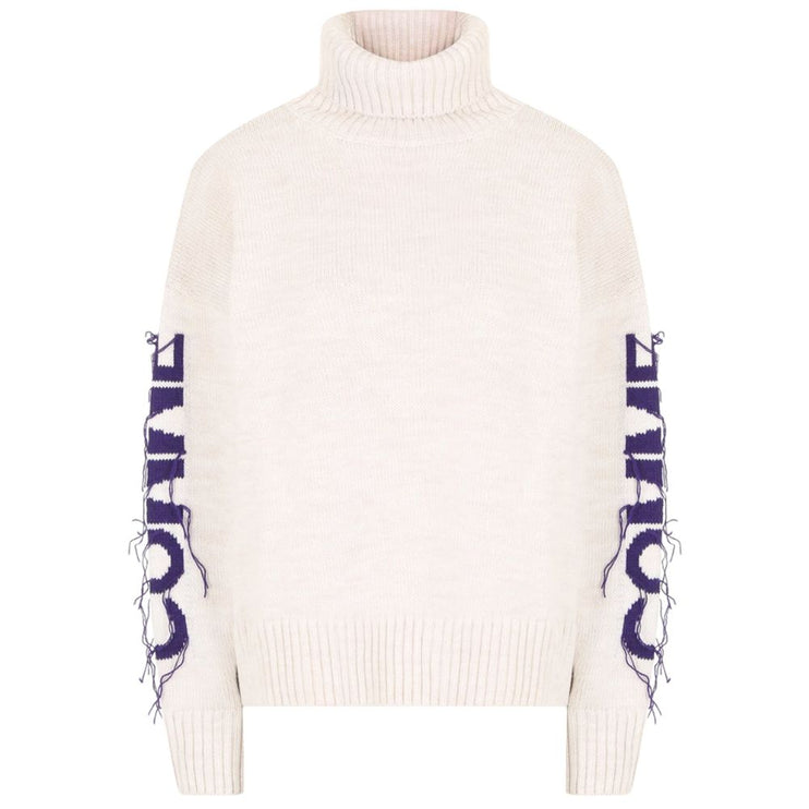 Beige Acrylic Sweater