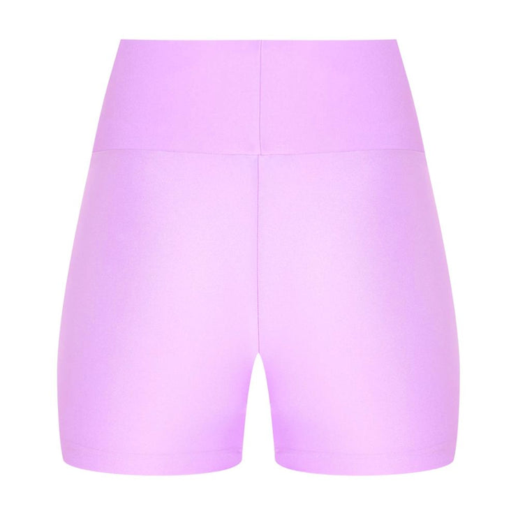 Purple Polyester Short