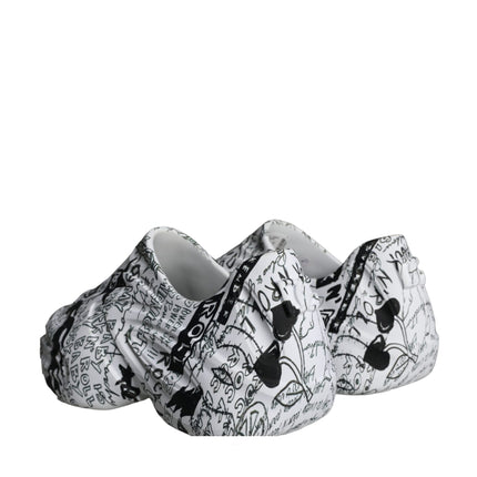 White Black Graffiti Daymaster Sneakers Shoes