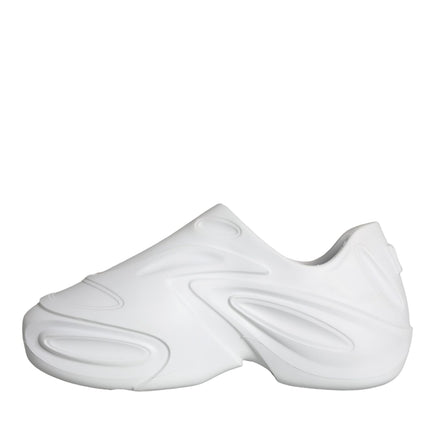 White Foiled Rubber Toy Low Top Sneakers Shoes